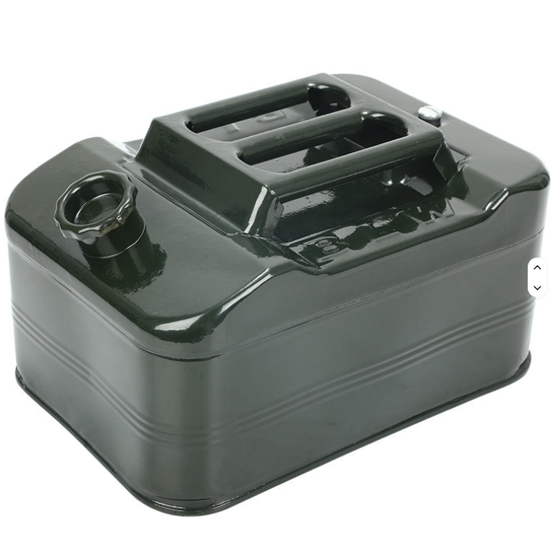 2.5 Gallon 10L Reserved Car Oil Drum square Metal Gasoline Jerry Can Fuel tank Diesel Kettle Steel Gasoline Barrel